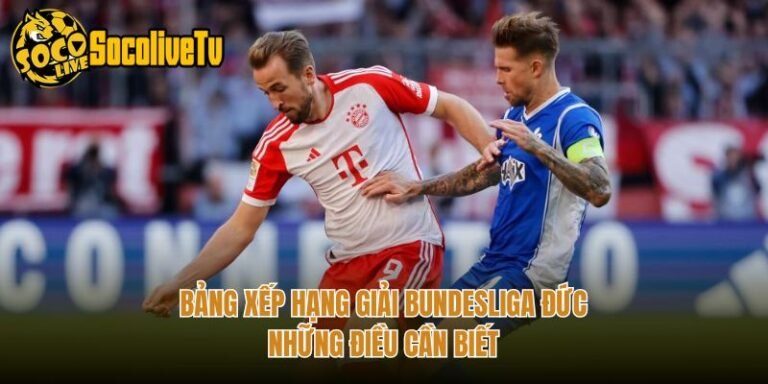 Bảng Xếp Hạng Giải Bundesliga Đức - Những Điều Cần Biết